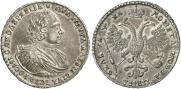 1 rouble 1721 year