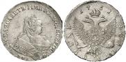 1 rouble 1751 year
