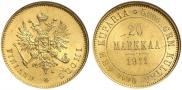 20 markkaa 1911 year