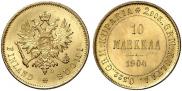 10 markkaa 1904 year