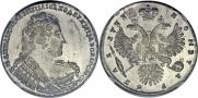 1 rouble 1733 year