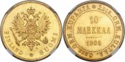 10 markkaa 1905 year