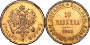 10 markkaa 1905 year