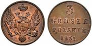 3 grosze 1831 year