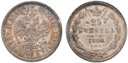 25 копеек 1880 года