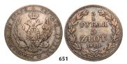 3/4 roubles - 5 złotych 1840 year