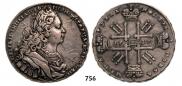 1 rouble 1727 year