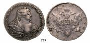 1 rouble 1737 year
