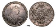 1 rouble 1738 year