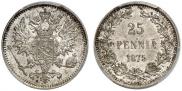 25 pennia 1875 year