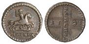 1 kopeck 1728 year