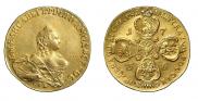 10 рублей 1756 года
