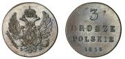 3 grosze 1815 year