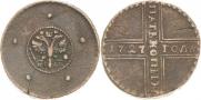 5 копеек 1727 года
