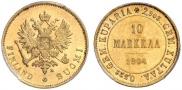 10 markkaa 1904 year