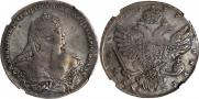 1 rouble 1737 year
