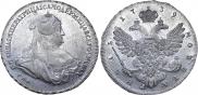1 rouble 1739 year