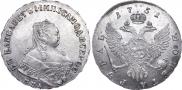 1 rouble 1751 year