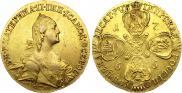 10 рублей 1766 года