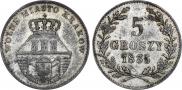 5 грошей 1835 года