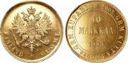 10 markkaa 1905 year