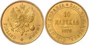 10 markkaa 1878 year