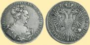 1 рубль 1727 года
