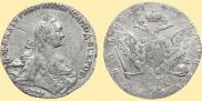 1 rouble 1768 year