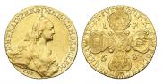 10 рублей 1768 года