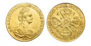 10 roubles 1780 year