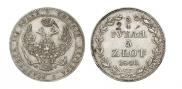 3/4 рубля - 5 злотых 1840 года