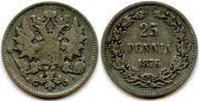 25 пенни 1876 года