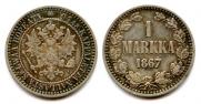 1 markka 1867 year