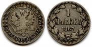 1 markka 1867 year