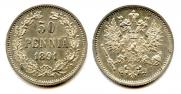 50 pennia 1891 year