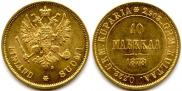 10 markkaa 1878 year