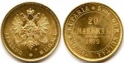 20 markkaa 1879 year