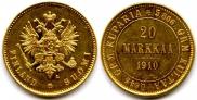 20 markkaa 1910 year