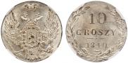 10 groszy 1840 year