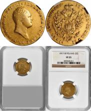 25 złotych 1817 year
