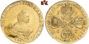 10 roubles 1757 year