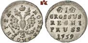 1 grosz 1759 year