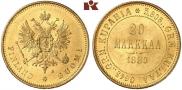 20 markkaa 1880 year