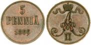 5 пенни 1866 года