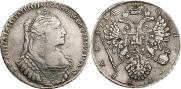 1 rouble 1734 year