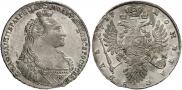 1 rouble 1737 year