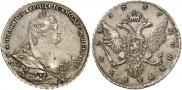 1 rouble 1737 year