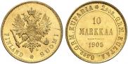 10 markkaa 1905 year