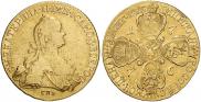 10 roubles 1776 year