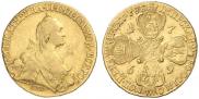 10 roubles 1769 year